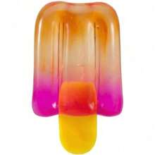 Super Solid Squish Popsicle Squishy Fidget Toy, Soft Squeeze Stress & Anxiety Relief Sensory Toy, Ideal Easter Basket Stuffer, Birthday & Party Favor Gift For Kids Ages 3+ - 橘子冰淇淋 - 查看 2