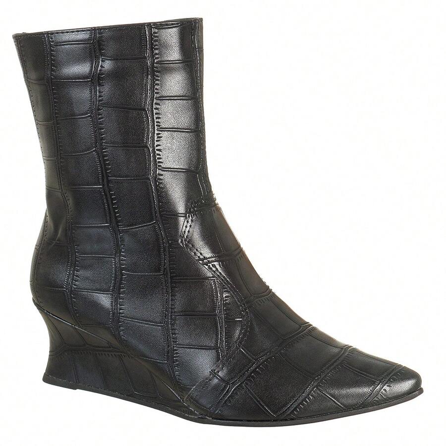 Women's Ankle Boot With Pointed Toe, Modern And Comfortable, Via Birigui - Black - View 1