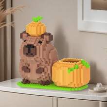 Bộ đồ chơi xếp hình hình chuột hamster hoạt hình siêu dễ thương, giá đựng bút bằng hạt vi mô, đồ chơi giáo dục, thiết kế 2 trong 1 sáng tạo, vừa là khối lắp ráp vừa là giá đựng bút tiện dụng, lắp ráp và tháo rời dễ dàng, đồ chơi giảm căng thẳng, thích hợp làm quà tặng cho bạn trai, bạn gái, bạn cùng lớp, bạn thân, dịp tựu trường, mùa đông và các ngày lễ khác nhau. - Nhiều màu - Xem 5