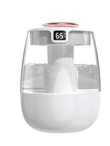 Máy tạo ẩm phòng ngủ 2.2L, máy khuếch tán tinh dầu điện gia đình, máy tạo ẩm phun sương tinh dầu, cấp nguồn USB, đổ nước từ trên, phù hợp cho phòng lớn, màn hình hiển thị kỹ thuật số, đèn ngủ, 3 chế độ phun sương, tự động tắt, hoạt động êm ái, tương thích với tinh dầu và hương liệu. Máy tạo ẩm phun sương lạnh dung tích cực lớn, phù hợp cho phòng ngủ, phòng khách, trang trí văn phòng, cây cảnh, sử dụng trong nhà, dễ dàng vệ sinh và đổ đầy nước, món quà Giáng sinh tuyệt vời cho gia đình và phụ nữ. - Nhiều màu - Xem 18