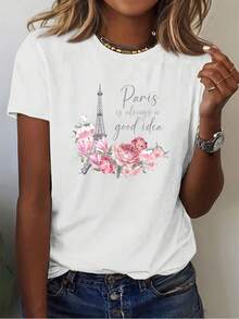 Women T-Shirts - White - View 6
