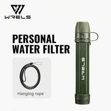 1pc WRELS Polygonal Solid Color Portable Outdoor Water Purifier With Lanyard, Convenient For Outdoor Drinking, Suitable For Travel, Camping - Multicolor - View 12
