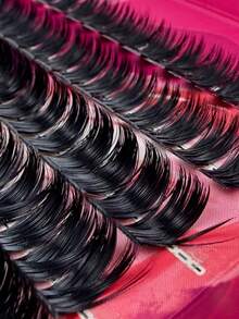 200 sợi mi giả D Curl Volume Lashes nối dài 80D/100D/120D, mi giả dạng chùm mềm mại 10-18mm, kiểu dáng tự nhiên, mi giả từng sợi, có thể tái sử dụng, thích hợp cho tiệc tùng và lễ hội. - Xem 5