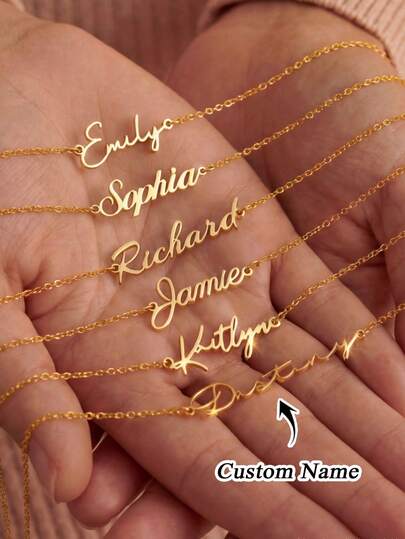 1pc Custom Name Bracelet,18K Gold Plated Name Bracelet,Personalized Name Bracelet,Adjustable Bracelet,Birthday Gift For Her,Gift For Mom,Mother's Day Gift,Easter Gift,Anniversary Gift,Personalized Name Bracelet