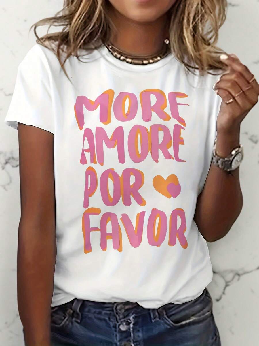 Women T-Shirts - [White] - View 1