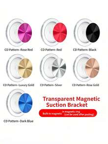 Magnetic Foldable Phone Stand With Ring Holder, Compatible With IPhone And Android Phones, Extendable Bracket, Suitable As Birthday Gift For Family And Friends - Multicolor - View 5