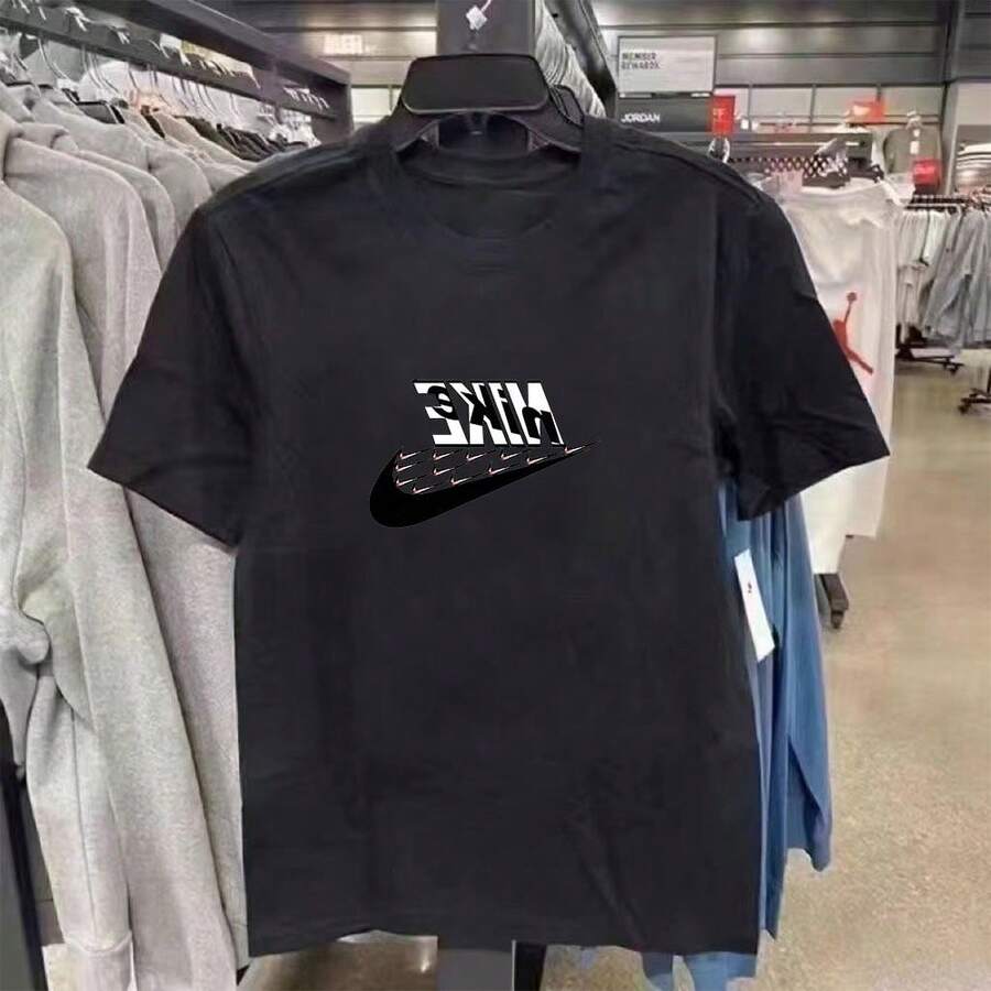 Camisetas masculinas - Preto - Ver 1