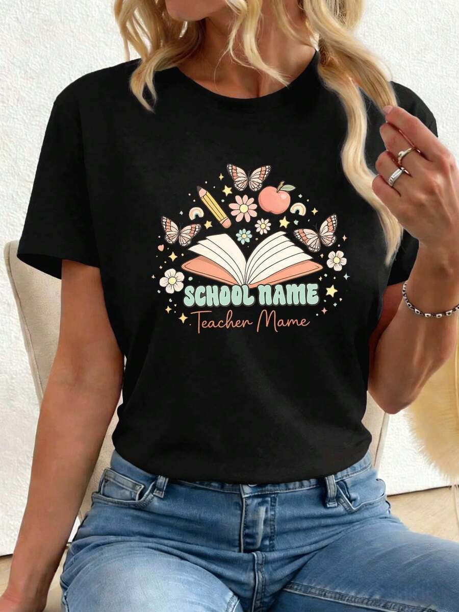 Women T-Shirts - Black - View 1