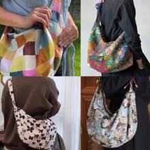 [Beginner Friendly] Croissant Handbag Sewing Pattern - Fashion Crossbody Bag Real Leather Paper Template With Detailed Paper Instructions, Suitable For DIY Sewing Of Daily Fashion Accessories, Suitable For DIY Enthusiasts And Fashion Lovers (3 Sizes: Small, Medium, Large) - A - View 5