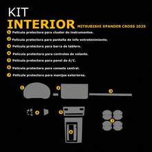 Protectores PPF Interior Transparente Para  Xpander Cross 2025 Kit Completo - Transparente - Ver 5