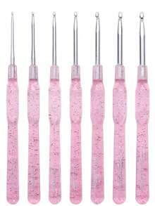 New 59pcs Crochet Tool Kit For Beginners, Yarn Crochet Hooks Set, Knitting Accessories Supplies, Random Color - Kitten Accessories Color Random - View 3