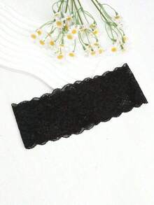 1pc Women Floral Lace Headband Accessory, Elastic Vintage Lace Hollow Edge Hair Band Hair Hoop Women Head Scarf Elegant Hair Accessories Casual SweatbandLightweight, - Nhiều màu 2 - Xem 8