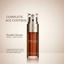Clarins Double Serum Age Control Treatment 1.6oz/50ml Plant-Based Anti-Aging Facial Oil Serum For Visibly Firm Smooth Radiant Skin Gift For Her Him Unisex - Retinol - 查看 3