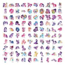 Hasbro 100 miếng dán hoạt hình Twilight Sparkle, hình dán trang trí chủ đề anime, đồ trang trí sáng tạo tự làm và quà tặng lễ hội. - Nhiều màu - Xem 4