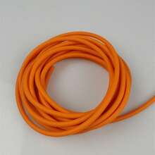 0.3/0.5/1/2/3/4/5m Orange High Elasticity Rubber Tubing, Inner Diameter 2mm, Outer Diameter 5mm, Accessories Included, Suitable For Hunting & Shooting - 橘色 - 查看 5