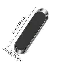 Universal Mini Magnetic Car Phone Holder, Stable Non-Shaking Dashboard Mount, One-Hand Operation, Quick Installation, Fits Multiple Vehicle Models - Black - View 4