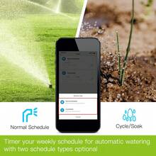 Mingzhe Smart Irrigation Timer, App-Controlled Bluetooth Water Timer With Rain Delay, Programmable Automatic And Manual Irrigation Hub, Compatible With Alexa And  Home - A - View 7
