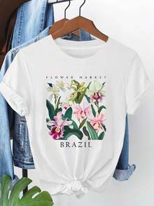 Women T-Shirts - White - View 6
