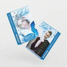 92pcs STRA/YKIDS Merchandise FE/LIX Photo Cards, Li Longfu Scrapbooking Stickers, Double-Sided LOMO Cards, Greeting Cards - Multicolor - View 9