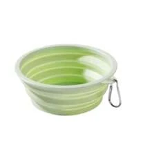 Foldable Portable 350ml/600ml Pet Dog Bowl, Silicone Pet Food & Water Bowl, Outdoor Camping Hiking Pet Feeding Bowl With Carabiner - Multicolor - View 16