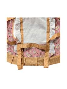 1pc Long Floral Pattern Waterproof Apron, Suitable For Kitchen, Housework, Gardening, Bathroom Use, Home Decor And Household Items - Multicolor - View 8
