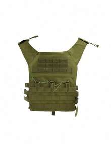 1pc Outdoor Multifunctional Modular Vest, Molle, Breathable, JPC Protective Adjustable Modular Chest Rig, Suitable For Slim Figures, Outdoor Training Vest, Adjustable Modular Vest, Outdoor Vest, Tactical, Airsoft, Outdoor, Carrying Equipment, Vest - Multicolor - View 11