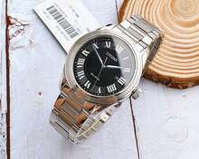 CITIZEN Đồng hồ nam AW1690-51E kiểu dáng công sở, vỏ thép không gỉ màu bạc, mặt số đen, hiển thị ngày, món quà hoàn hảo cho Ngày của Cha, kỷ niệm ngày cưới, sinh nhật và các dịp khác. - Bạc - Xem 5