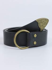 1pc Medieval PU Leather Belt Renaissance Accessory Pirate Viking Belt For Men Women - A - View 4