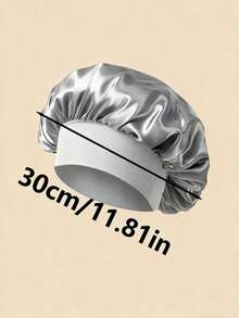 3pcs/2pcs/1pc Women Silk Sleep Cap, Soft Elastic Band, Suitable For Curly Or Braided Hair, Lightweight & Comfortable, Wear All Night For Hair Care - Multicolor - View 6
