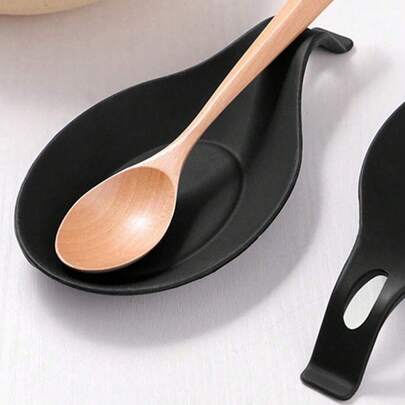 1/2 Pcs Spoon Holder Easy-To-Clean Insulated Spoon Rest,Kitchen,Christmas Gift Back To School