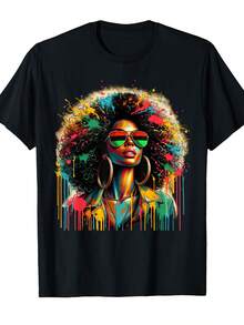 Abstract Art African Clothing Fun ... - Black - View 1