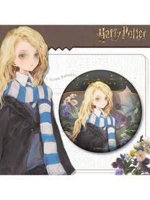 Harry Potter 1枚动漫人物金属徽章，罗恩、赫敏、卢娜、马尔福水彩风格胸针，周边礼品，美观徽章，适合装饰背包、外套、牛仔裤，时尚装饰礼品，生日礼物，毕业礼物，粉丝礼物【官方授权】 - 查看 8