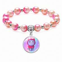 1pc 2026 Popular Gradient Beads In Macaron Hues. Random Styles, Stylish For Daily Wear. Great Gifts For Various Festivals. (Stochastic Style) - Multicolor - View 7