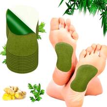 24/62/144pcs Foot Sole Patches, Suitable For Feet, Shoulders, Neck, Waist And Hands - Green - View 1
