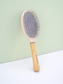 1pc Wooden Handle Air Cushion Massage Comb, Anti-Static Hair Brush, Suitable For Curly, Straight, Wavy Hair, Moisturizing Hair Care Brush, Curling Comb, Straightening Comb, Women Hair Brush, Hairstyling, Travel, Hair Care Products, Hairstyling Tools, Hair Accessories, Hairstylist, Hair Salon, Hairstyling Equipment - Multicolor - View 8