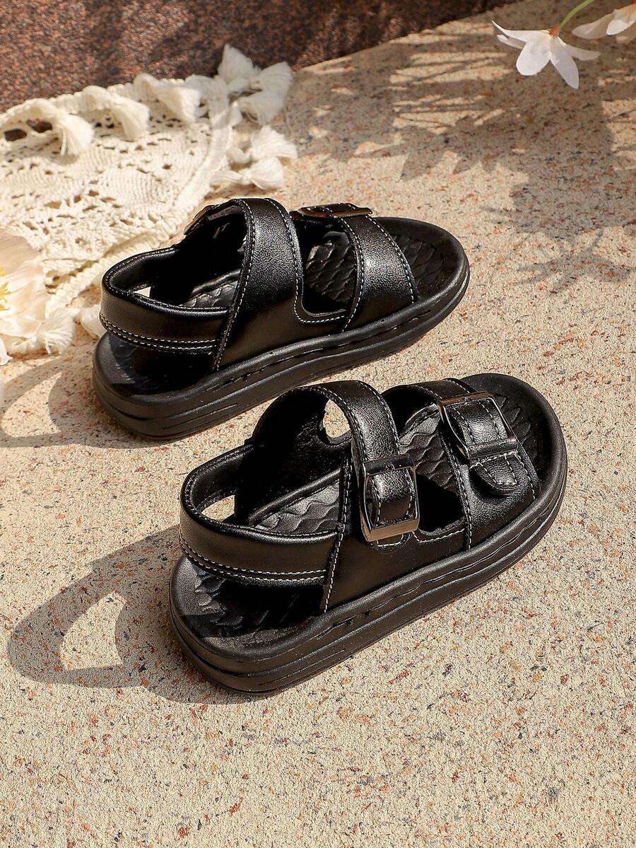 2026 Summer Kids Sandals, Versatile And Fashionable, Affordable - Black - View 1