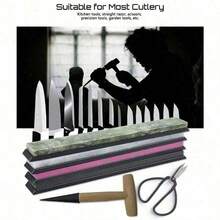 4件套磨刀石 3000/5000/8000/10000目 磨刀石 磨刀器 磨刀石 厨房工具 - 彩色 - 查看 6