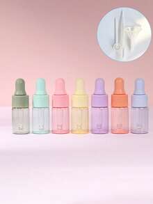 Bộ 7 chai nhỏ giọt thủy tinh mini có thể tái sử dụng, đạt chuẩn TSA, bao gồm 7 nắp nhỏ giọt bằng cao su màu Macaron, kín hơi, kích thước nhỏ gọn, thích hợp mang theo khi đi máy bay, công tác, du lịch, cắm trại, sử dụng trong phòng tắm. Lý tưởng để sử dụng hàng ngày và làm quà tặng ngày lễ cho nam và nữ. - Nhiều màu - Xem 13