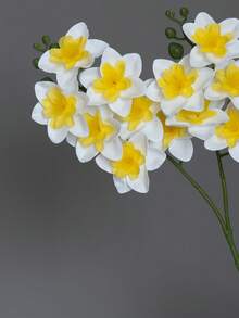 1束高品質仿真水仙花花束，奢華人造花束，高級婚禮/客廳/餐桌裝飾，優雅仿真花藝布置 - 多色 - 查看 8