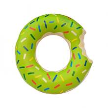1pc Inflatable Swim Ring (PVC Material) Donut Design. This Is A Unisex Underarm Float With Multiple Style Options, Including Green, Pink, Donut Shape And Watermelon Shape. It Is An Ideal Choice For Summer Water Sports, Pool Parties, Beach Gatherings And Leisure Swimming In The Pool Or By The Sea. It Is Also A Must-Have Item For Your Summer Vacation. - Conventional - View 14