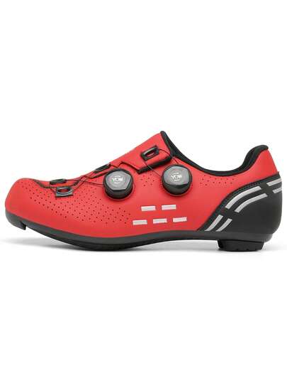 Unisex Professional Cycling Shoes, Compatible With Look Delta And SPD Cleats, Breathable Anti-Slip Road Bike And Mountain Bike Shoes With Lock-In Pedal Design For Indoor And Outdoor Racing