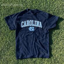 2026 Summer New Printed Short Sleeve Tops, Vintage Gators Shirt, Carolina Team Shirt, Sports Teams Collection, Team Pattern Series Tops, Gift For Fans, Available In All Sizes-Unisex Loose - Fit Comfortable Vintage Street - Style Cotton T - Shirt Top-L91 - 藏藍色2 - 查看 17