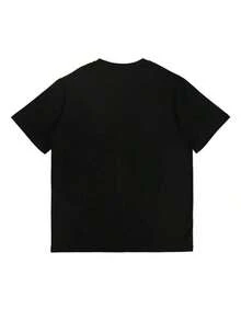 100% Pure Cotton, Breathable And Gentle On The Skin. Classic Crew Neck Design, Slim Fit, And Flattering For All Body Types. Fashionable Print With A Minimalist Style And High-Quality Finish. Unisex Design Perfect For Matching Outfits, Ideal For Everyday Wear, Dates, Leisure, And Streetwear – Versatile And Timeless. - 彩色 - 查看 3