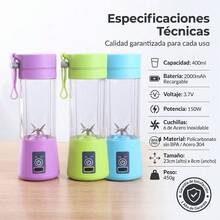 Portable Blender For Making Juices And Smoothies For Fruits - Multicolor - View 11