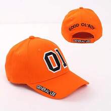 General Orange Embroidered Hat Good ' Boy Dukes Baseball Cap - A - View 3