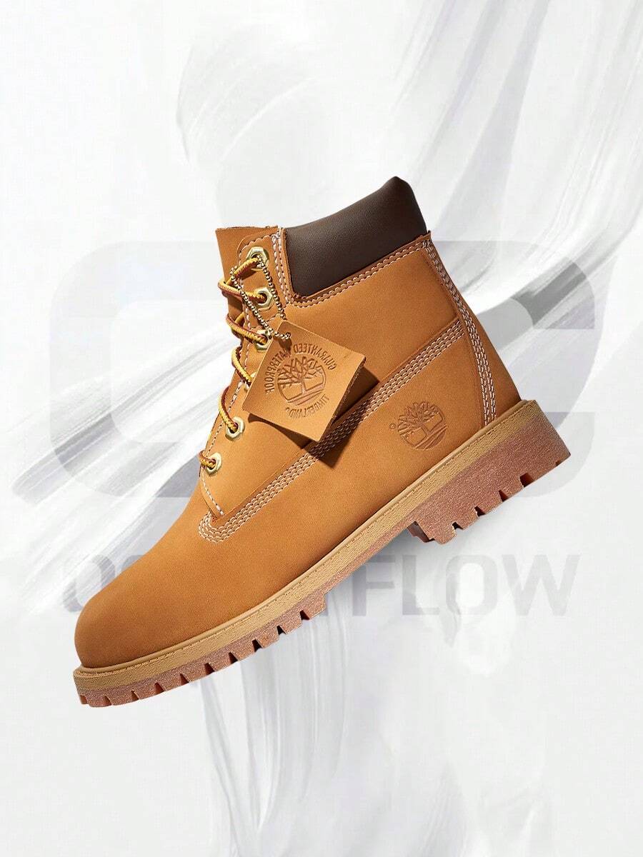 Timberland 6" Boot Wheat (GS)– Order Sneakers– Shoes For Women - Vintage-Spring & Summer-Inspired Running Shoes, Shock-Absorbing Comfort, Gym To Streetwear Casual Wear -Mother's Day Gifts-Father's Day Gift-TB112909713 - Wheat/Wheat - 查看 1