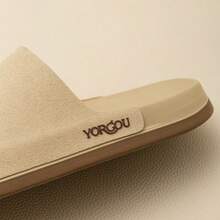Women's Soft & Easy-To-Clean Slippers, Comfortable Footbed For Summer Beach & Resort Wear, Indoor/Bathroom Quick-Dry Non-Slip Sandals, Lightweight Portable Shock-Absorbing Relaxing Flip Flops For Summer Beach - Khaki - View 9