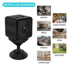 Wireless Smart Indoor Camera – 2.4GHz WiFi, Small Rechargeable Battery Camera, App Control, Remote View, Motion Detection, Night Vision, SD Card & Cloud Storage, Compact Design – Ideal For Baby, Pet, Car, Room, Home, Office Monitoring - Camera WiFi K13 - Xem 2