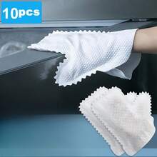 Găng tay sợi siêu mịn chống bụi - Đa năng, sử dụng được cả khi ướt và khô, dễ vệ sinh, thích hợp cho nhà bếp, phòng khách, phòng ngủ, xe hơi, đồ nội thất và lau cửa sổ. - Trắng - Xem 7