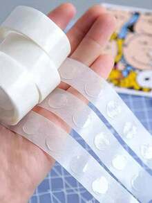 Transparent Double-Sided Adhesive Tape Roll, Suitable For Balloon Decoration, Photo Album, Scrapbooking, Wedding, Birthday Party, DIY Crafts - Multicolor - View 3